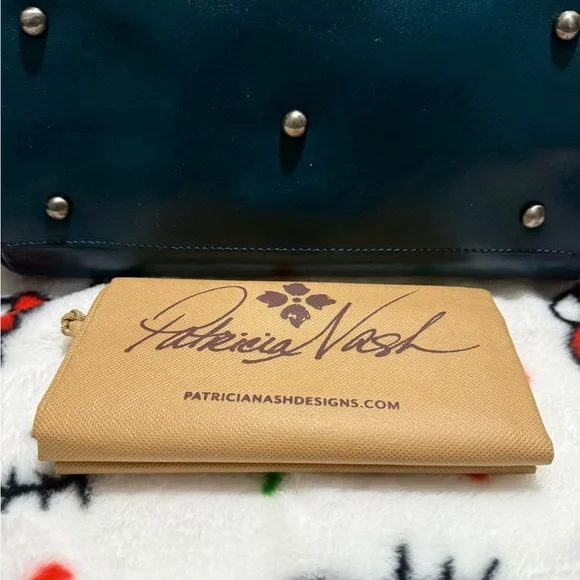 Patricia Nash tooled satchel NWT MSRP $269 - Picture 7 of 12